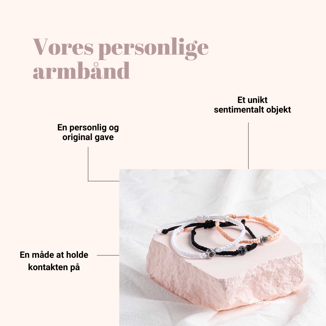Personligt fotoarmbånd - en unik gave